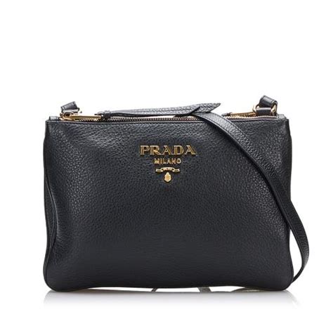 prada vit daino leather crossbody bag navy on sale|prada vitello daino leather tote.